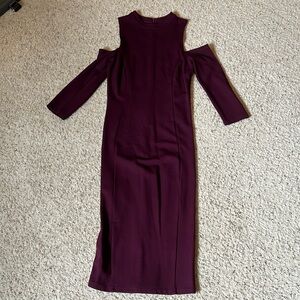 Cold Shoulder midi dress